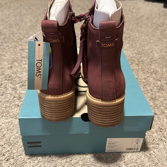 NWT TOMS Marina Boots - Picture 4 of 7